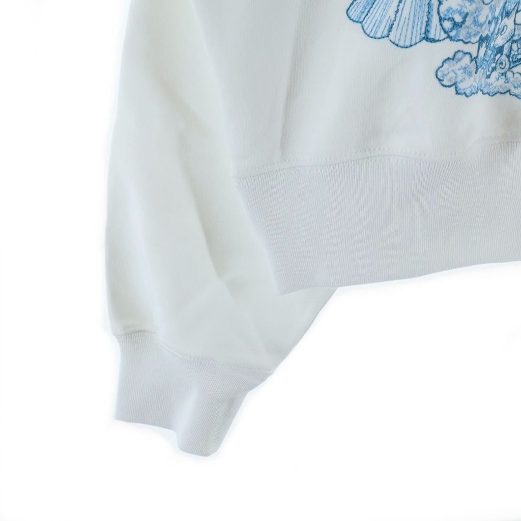 Gucci Higuchi Yuko Collaboration Graphic Back Print Hoodie White — view 5