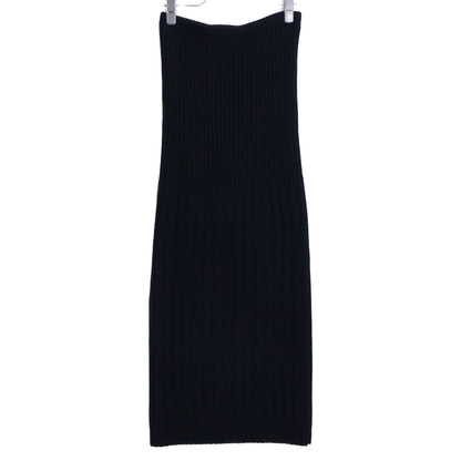 Chanel Wool Rib Knit Long 38 Sweater