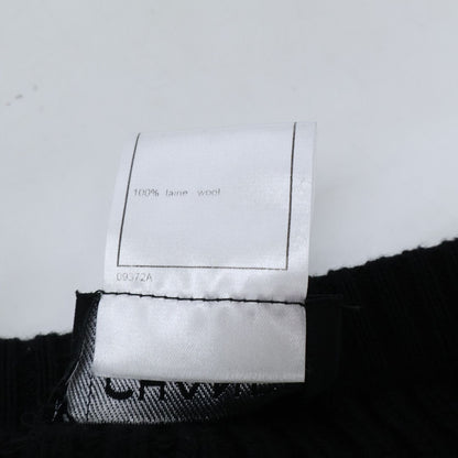 Chanel Wool Rib Knit Long 38 Sweater — view 4