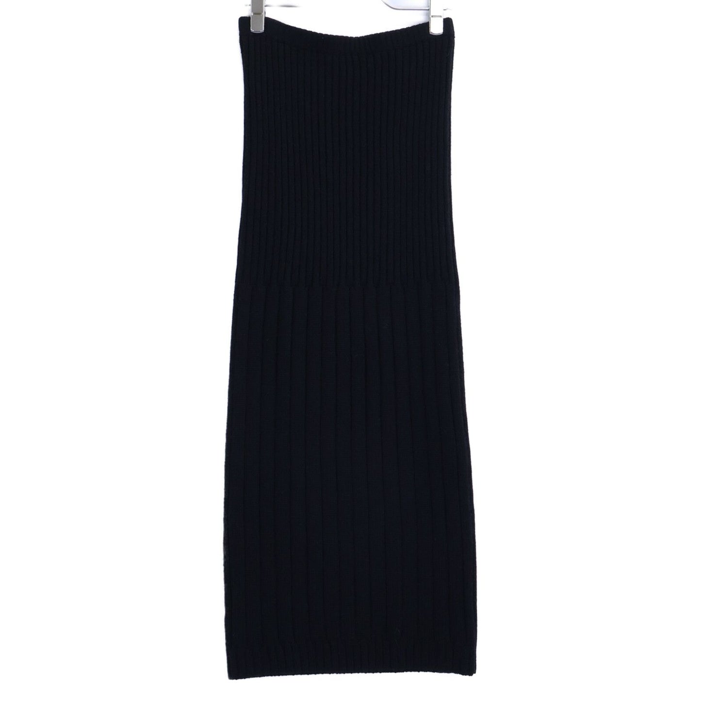 Chanel Wool Rib Knit Long 38 Sweater — view 2