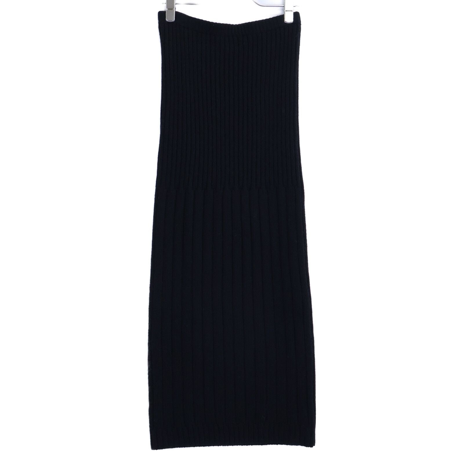 Chanel Wool Rib Knit Long 38 Sweater — view 2