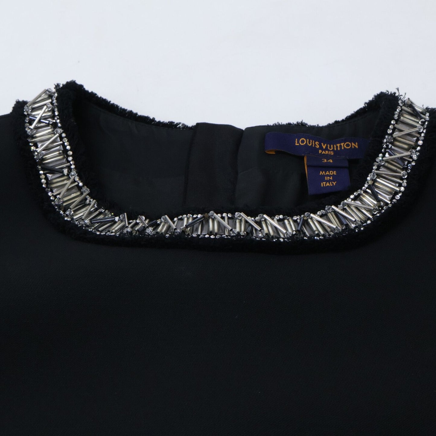Louis Vuitton Nqa Wool Silk Sleeveless 34 Dress — view 3