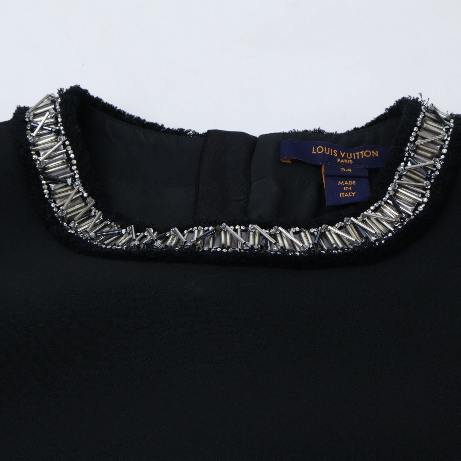 Louis Vuitton Nqa Wool Silk Sleeveless 34 Dress — view 3