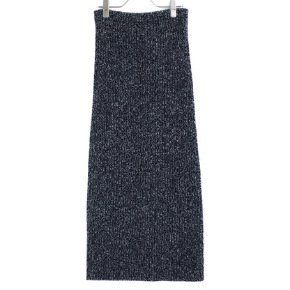 Max Mara Kim Ribbed Knit Peplum Zip Jacket Long Skirt Set L — view 7
