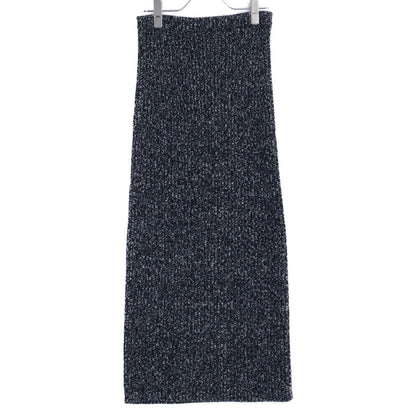 Max Mara Kim Ribbed Knit Peplum Zip Jacket Long Skirt Set L — view 6