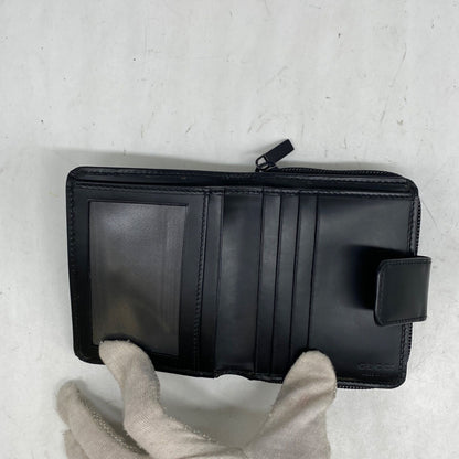 Gucci Wallet Compact Card Leather GG Black — view 4