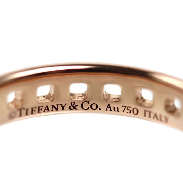 Tiffany & Co 18k Pink Gold T True Ring — view 5