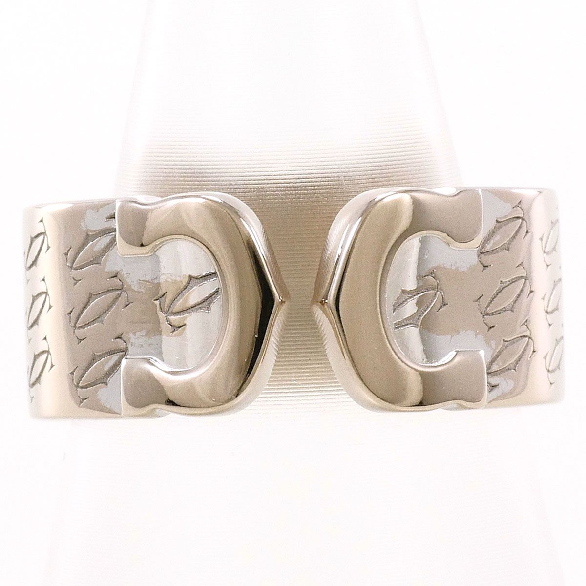 Cartier C2 18k White Gold Ring