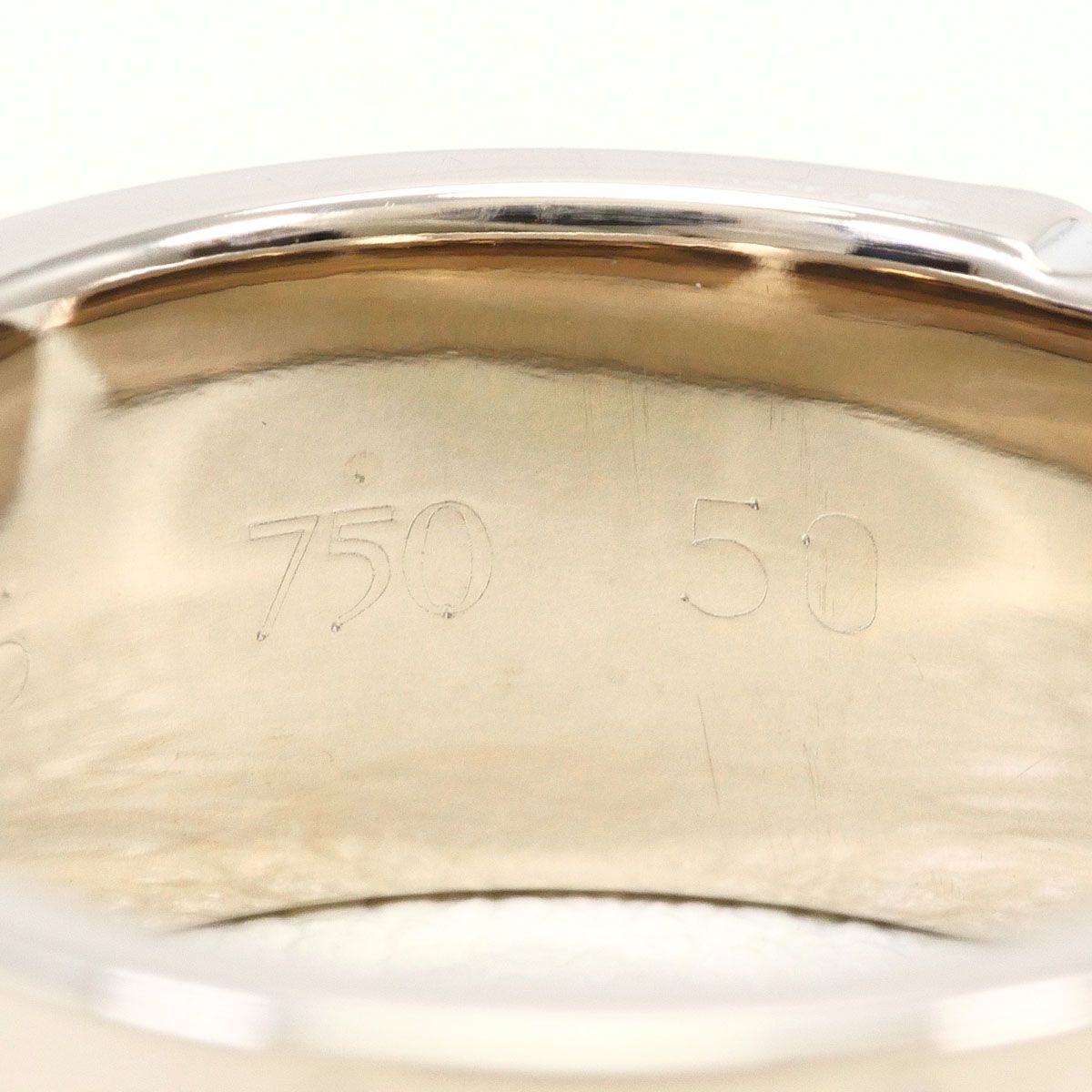 Cartier C2 18k White Gold Ring — view 7