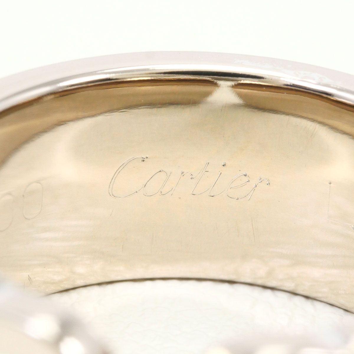 Cartier C2 18k White Gold Ring — view 5