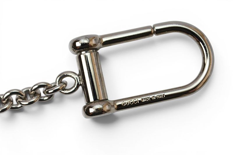 Gucci Key Case Coin Key Ring GG Supreme Black Key Holder — view 5