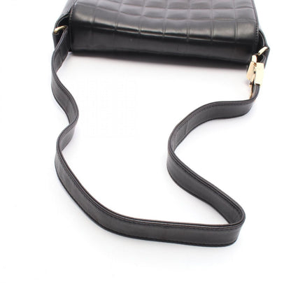 Chanel Shoulder Bag Choco Bar CC Logo Black Lambskin — view 6