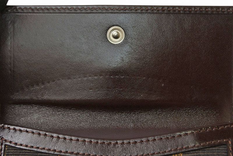 Fendi Wallet Trifold Fold Zucca Pattern Brown — view 8