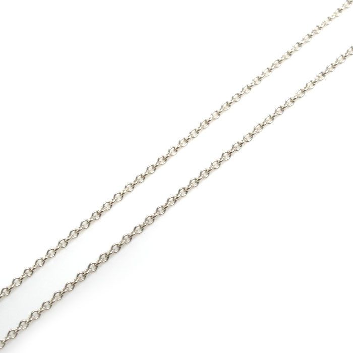 Tiffany & Co 925 Sterling Silver Letter Initial M Necklace 42 cm — view 3