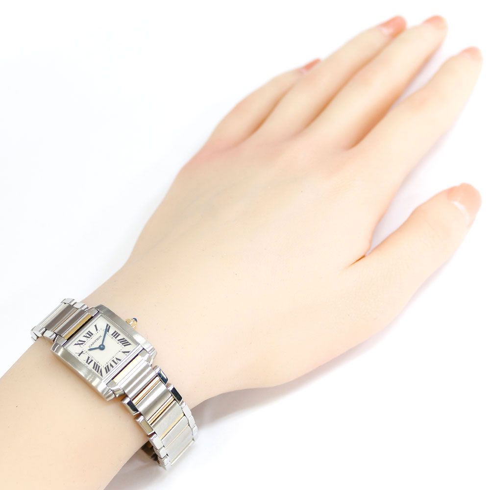 Cartier Tank Francaise SM Watch Stainless Steel Quartz — view 2