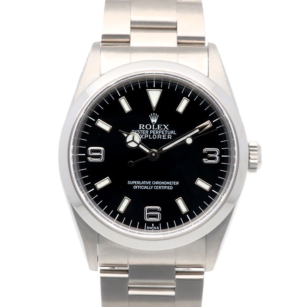 Rolex Explorer Oyster Perpetual Watch Stainless Steel Automatic Winding