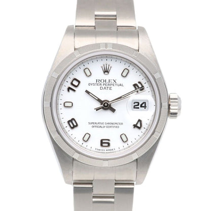 Rolex Date Oyster Perpetual Watch Stainless Steel Automatic Winding Overhauled
