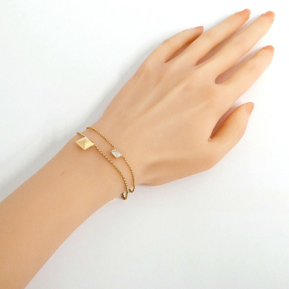 Hermes Bracelet Cru Diamond PG Pink — view 8