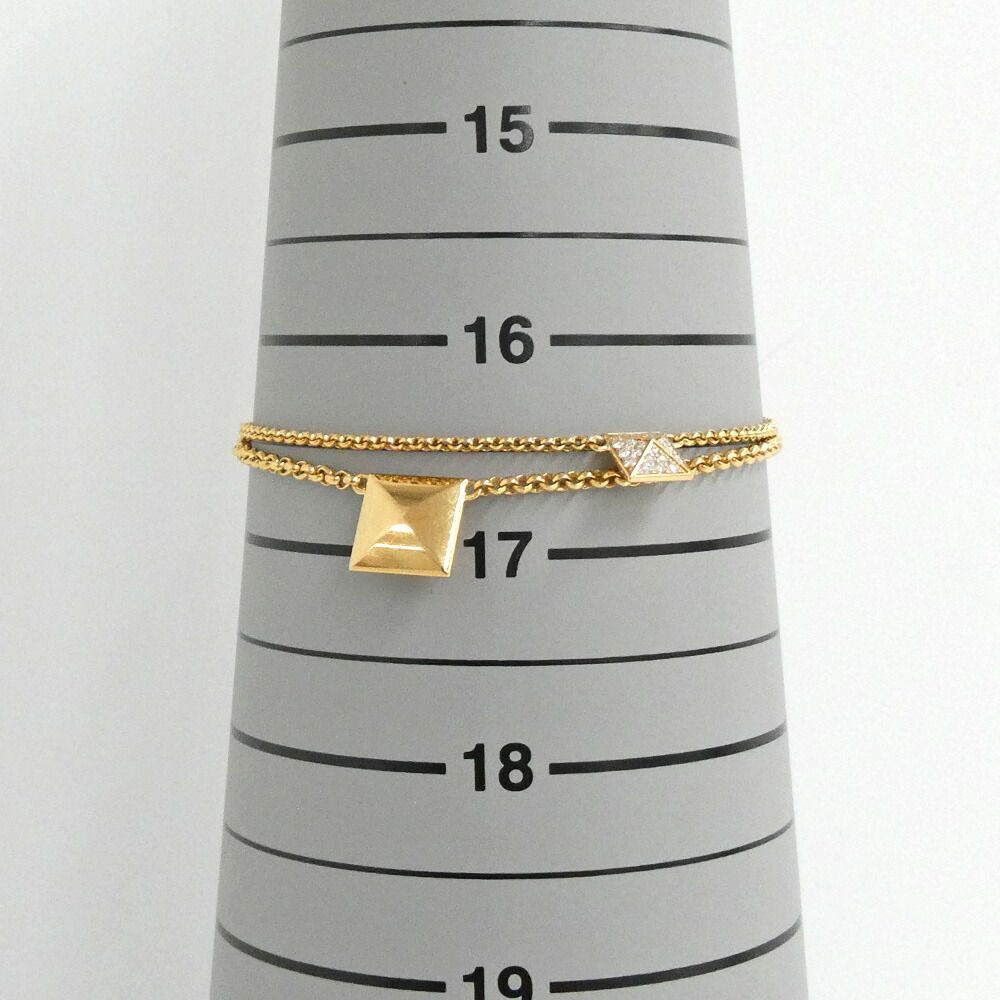 Hermes Bracelet Cru Diamond PG Pink — view 9