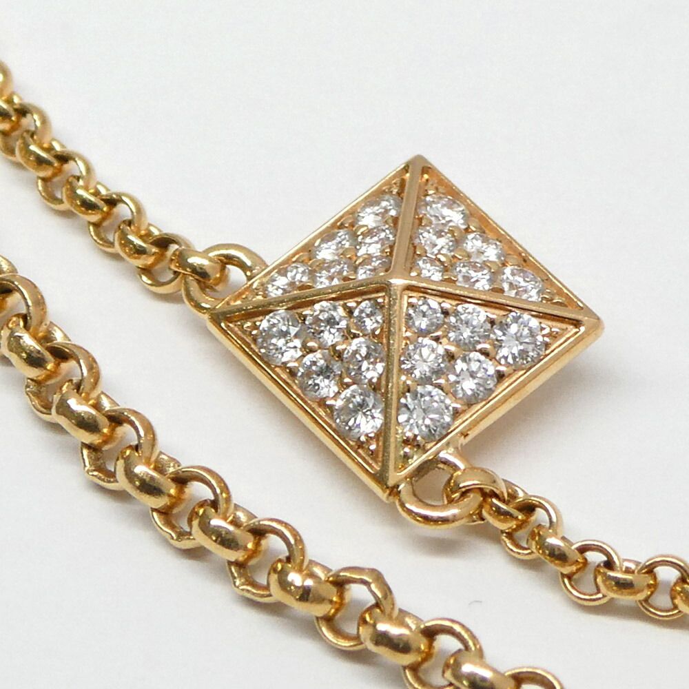 Hermes Bracelet Cru Diamond PG Pink — view 3