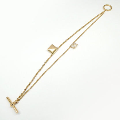 Hermes Bracelet Cru Diamond PG Pink — view 7