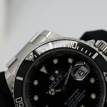 Rolex Submariner Date Number Black Watch Automatic Winding Polished — view 8