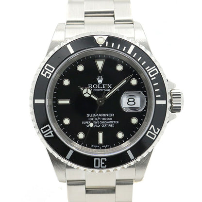 Rolex Submariner Date Number Black Watch Automatic Winding Polished