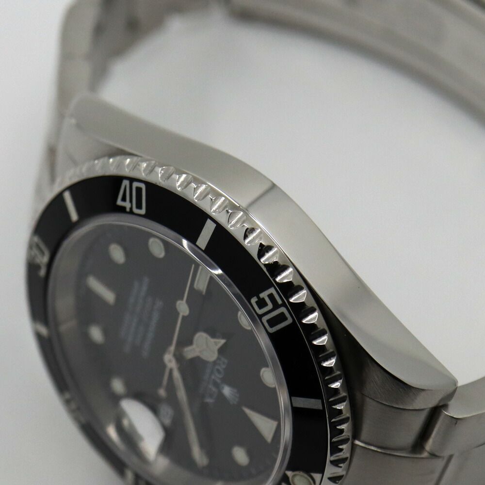 Rolex Submariner Date Number Black Watch Automatic Winding Polished — view 5