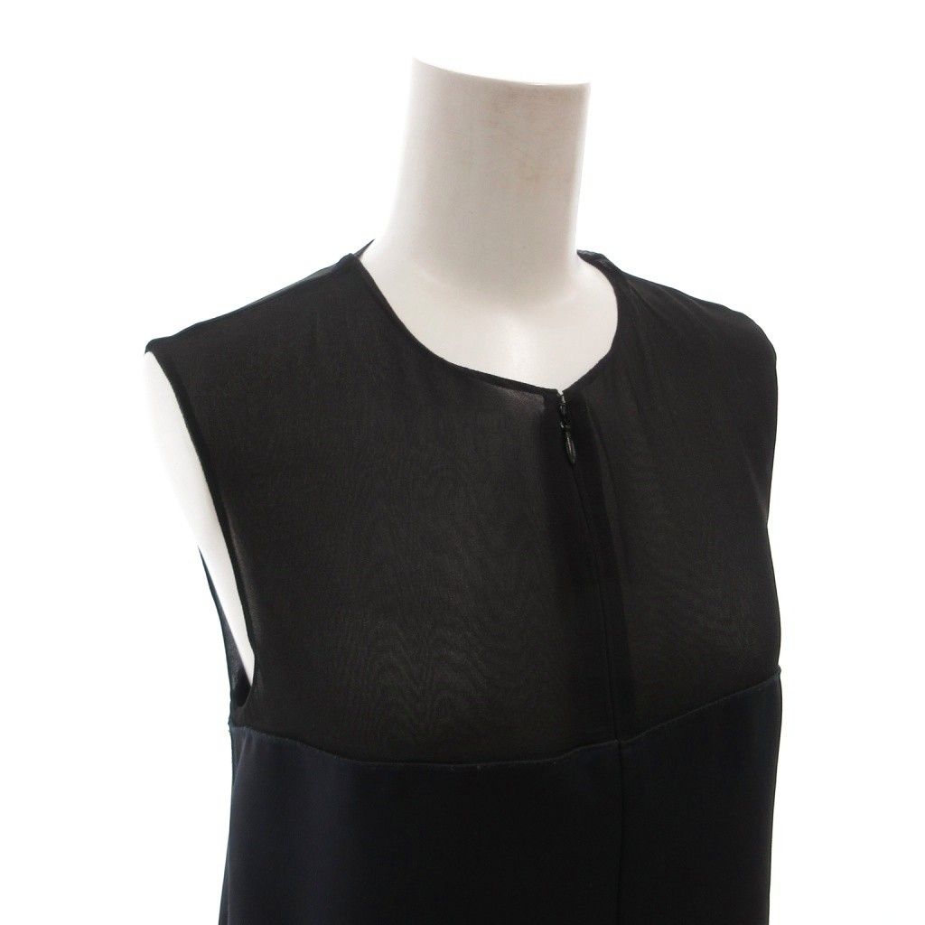 Celine Phoebe Philo Era Sleeveless Dress Silk 34 Navy — view 4