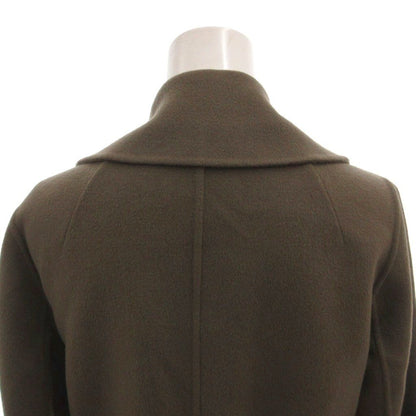 Max Mara S 'S Star Coat Belt Wool Logo Long 34 Brown — view 5