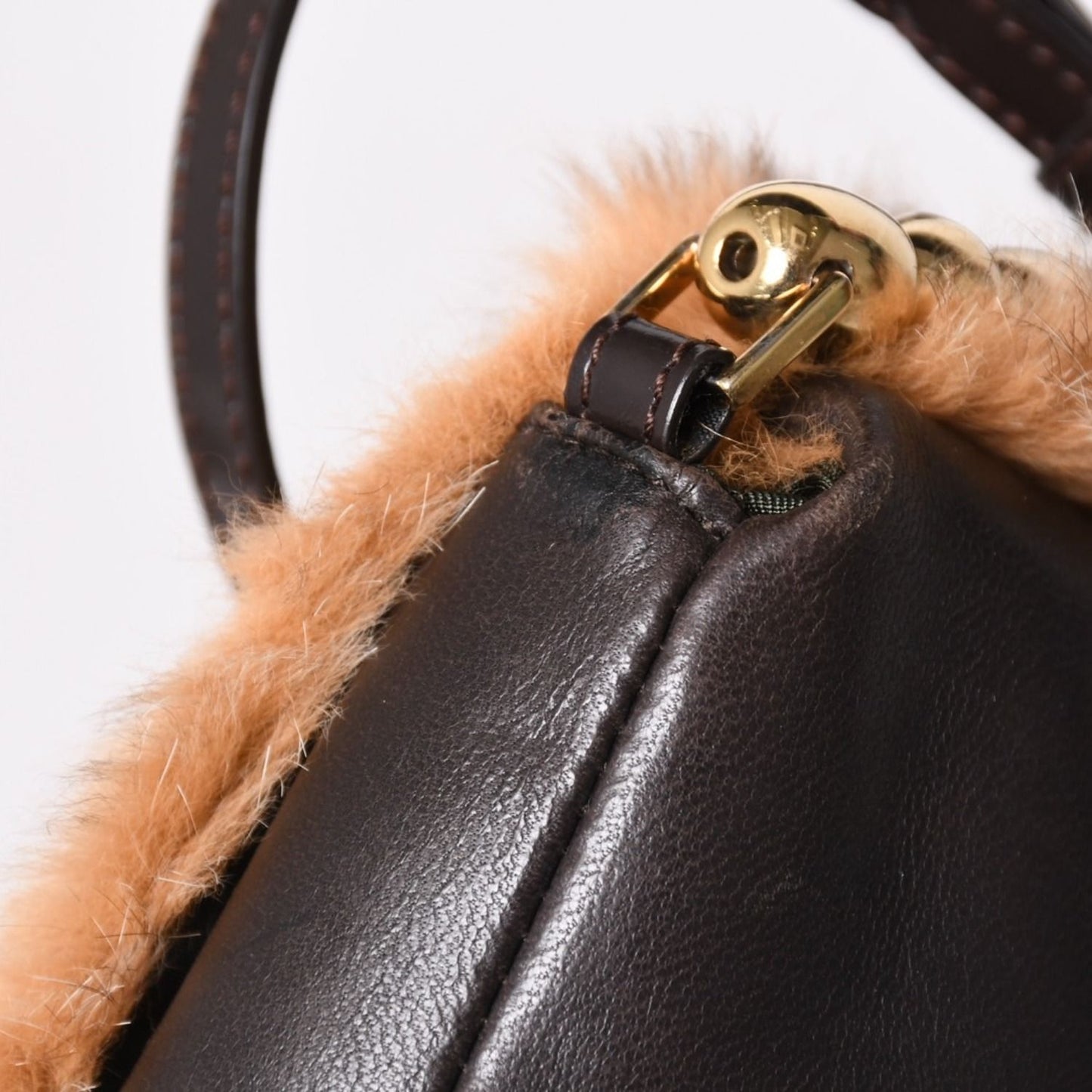 Dior Bag Malice Pearl Rabbit Fur Leather Galliano — view 6