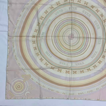 Hermes Carre 90 Scarf Silk Tohu Bohu Chaos Pink — view 4