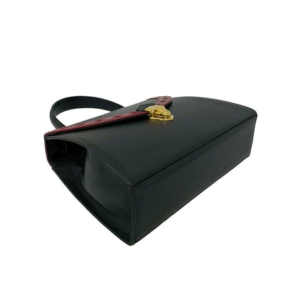 Saint Laurent Cutout Leather 2-Way Shoulder Bag Black — view 7