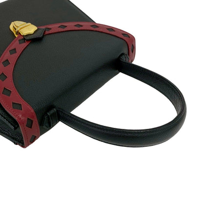 Saint Laurent Cutout Leather 2-Way Shoulder Bag Black — view 4