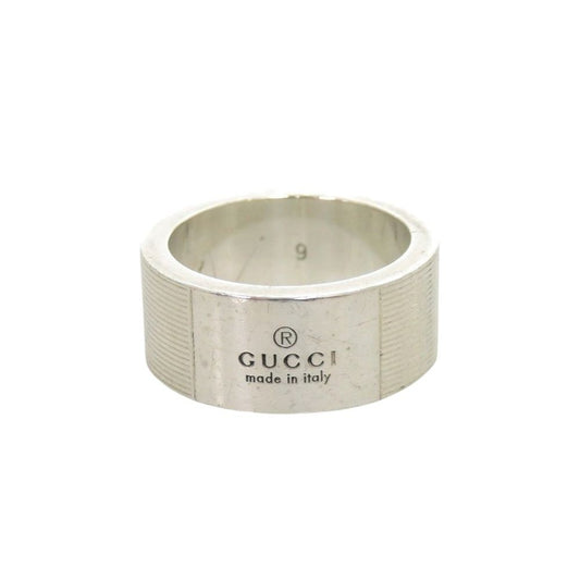 Gucci Logo Ring 925 Sterling Silver