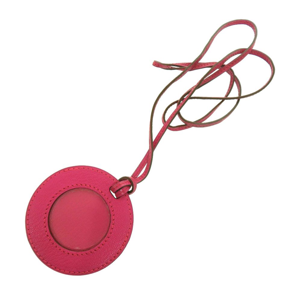 Hermes Chevrumizol shocking Bag Charm Key Holder