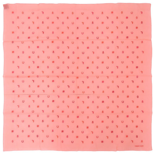 Hermes Carre 100 Multi Charm Vermillion Scarf