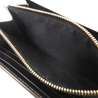 Saint Laurent Paris Logo Metallic Wallet Leather Gold — view 6