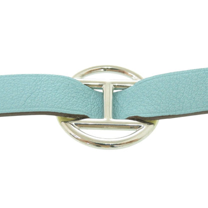 Hermes Petit Ash Bracelet Veau Swift Yellow Light Blue — view 4
