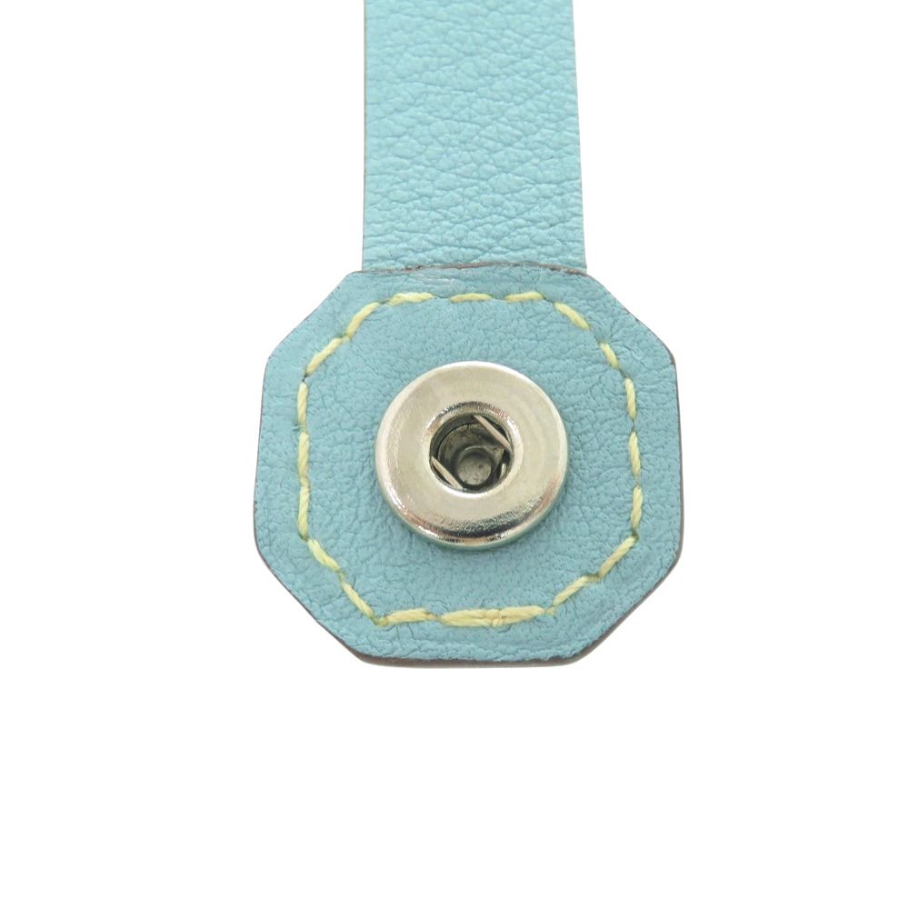 Hermes Petit Ash Bracelet Veau Swift Yellow Light Blue — view 6