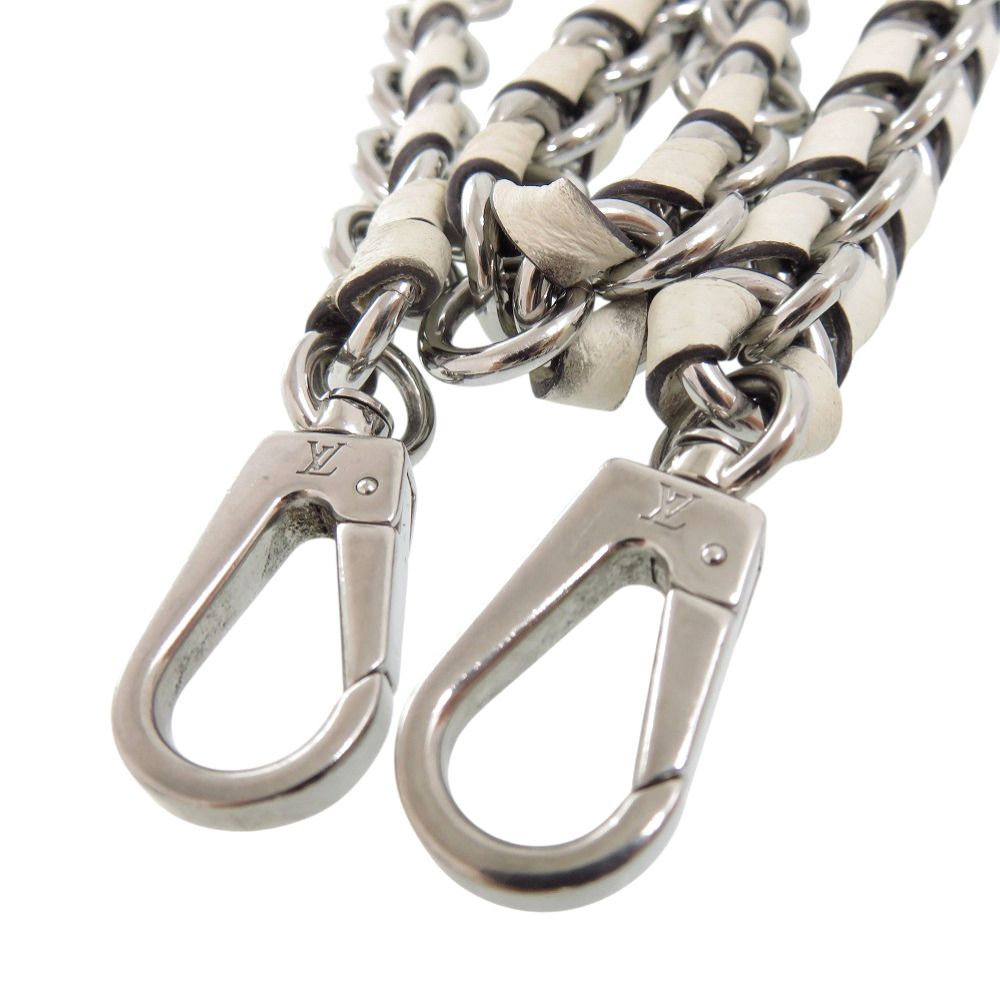 Louis Vuitton Bella Monogram Mahina Shoulder Strap Leather Metal Ivory — view 3