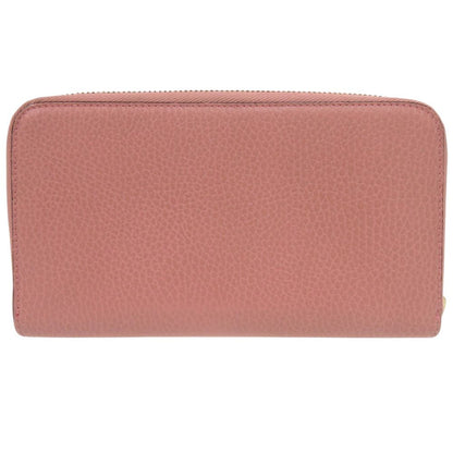 Gucci Zip Around Interlocking Wallet Calf Pink — view 2
