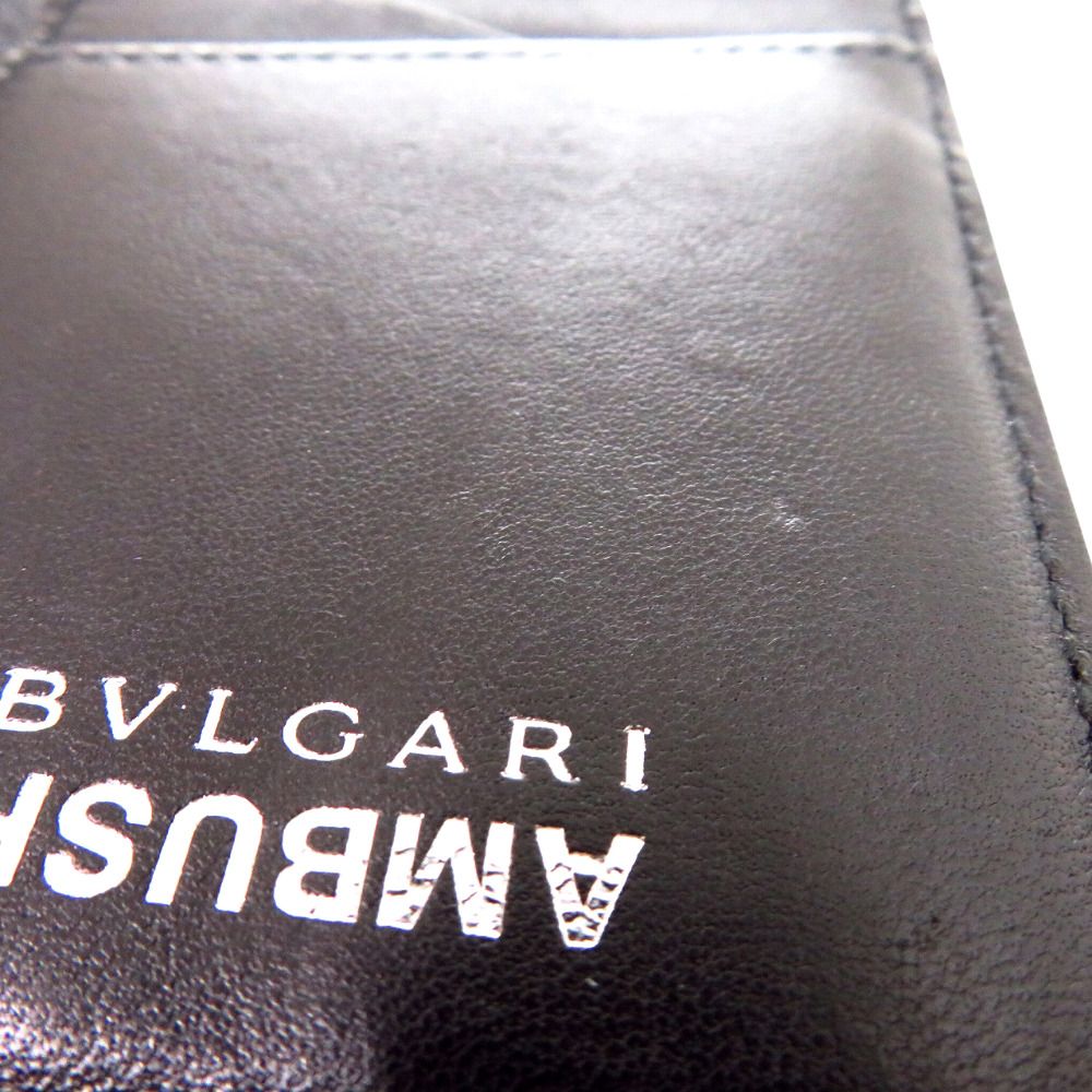Bvlgari Ambush Collaboration Leather Black Card Case — view 7