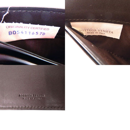 Bottega Veneta Intrecciato Leather Brown Bifold Wallet Billfold — view 6