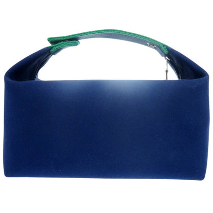 Hermes Bride-a-Brac PM Cotton Canvas Navy Handbag — view 2