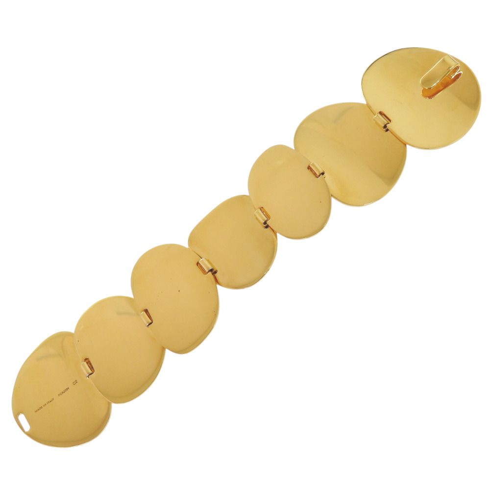 Celine Bangle Metal Gold Bracelet — view 6