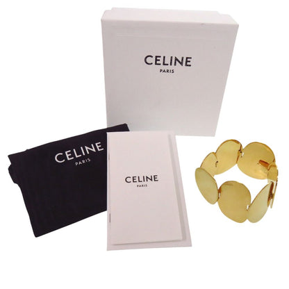Celine Bangle Metal Gold Bracelet — view 2