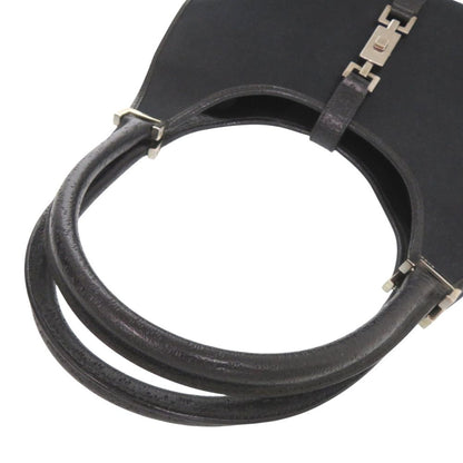 Gucci Jackie Cotton Canvas Black Shoulder — view 5