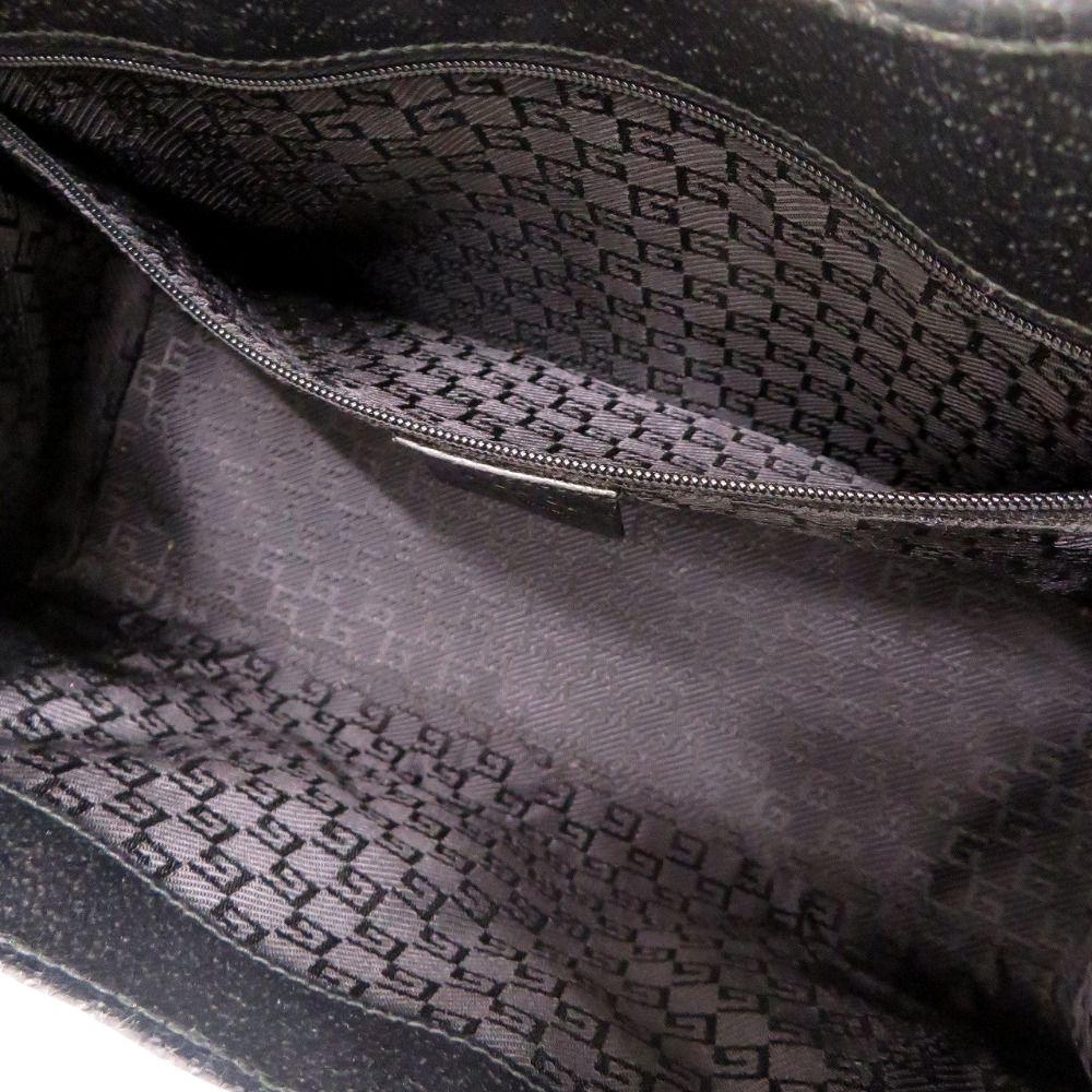 Gucci Jackie Cotton Canvas Black Shoulder — view 8