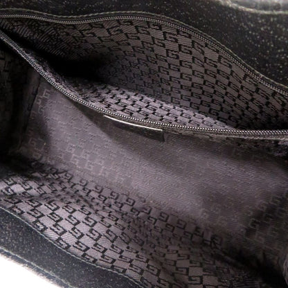 Gucci Jackie Cotton Canvas Black Shoulder — view 8